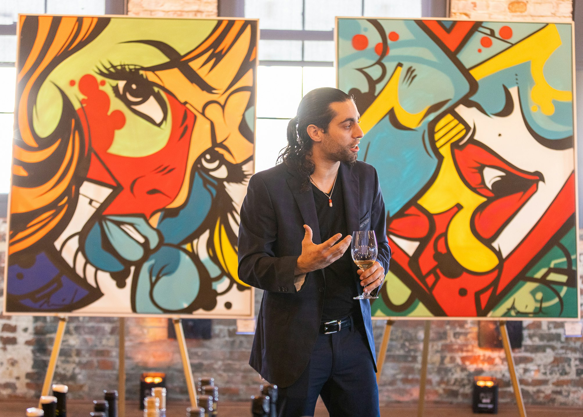 artwork artists guests sips and sights