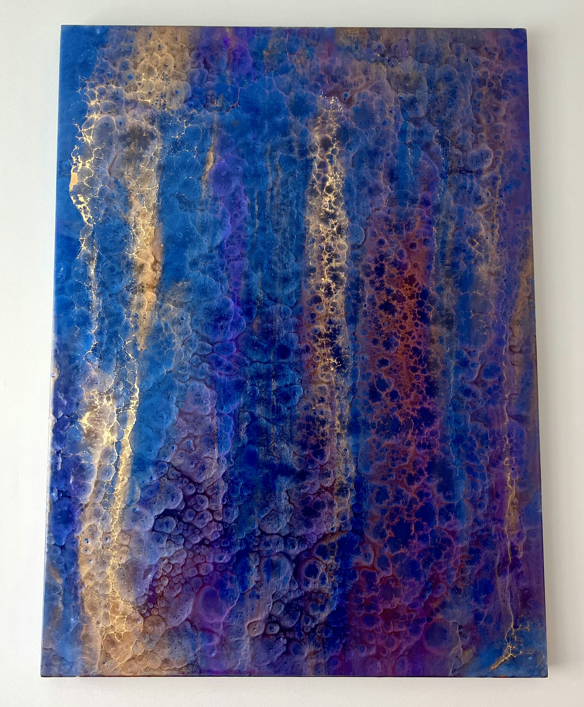 purple resin abstract