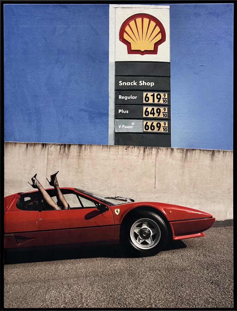 Gas Sign and Ferrari