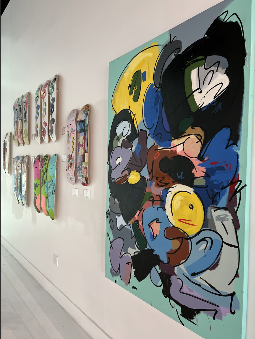Untitled on gallery wall