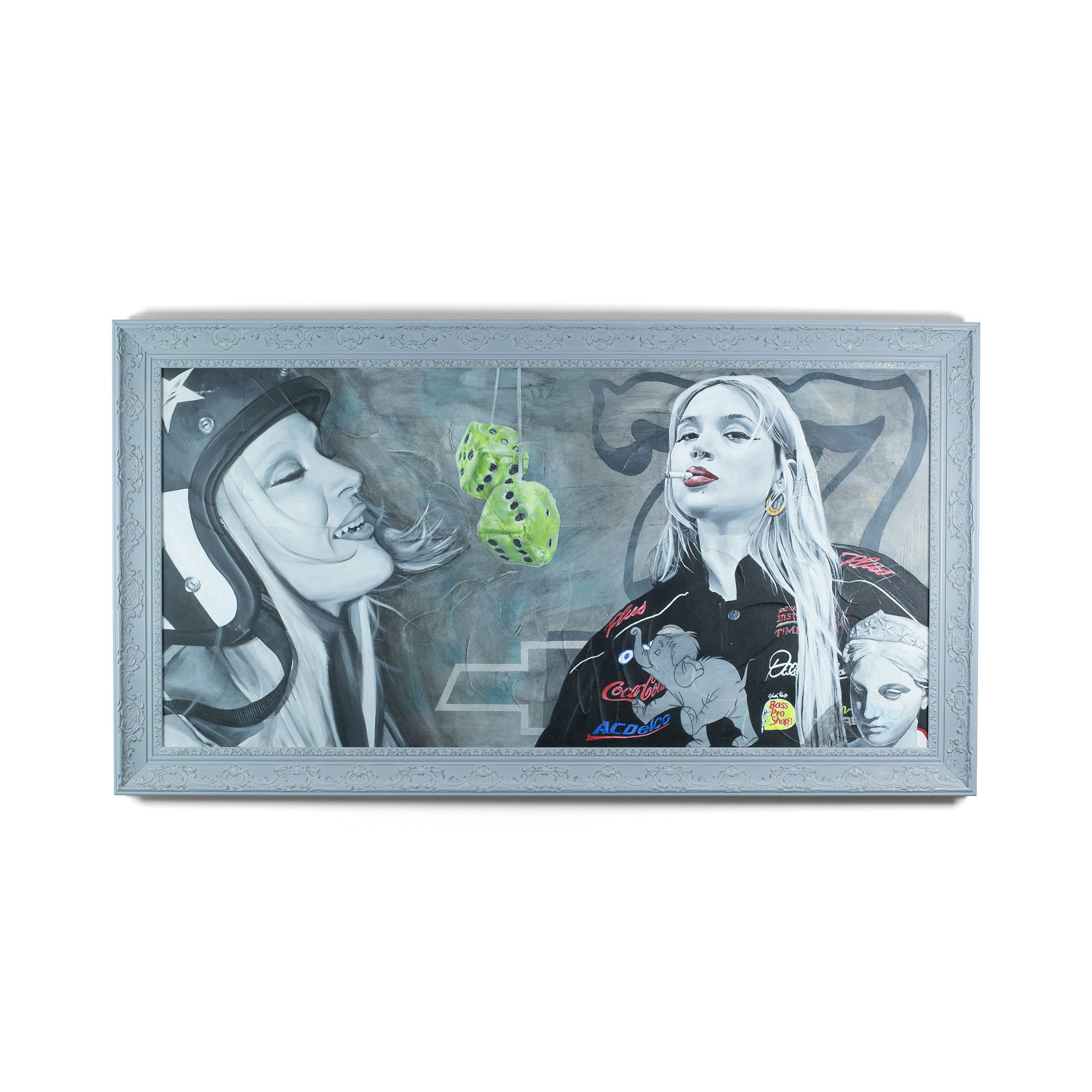 "L'amour Brûle" painting