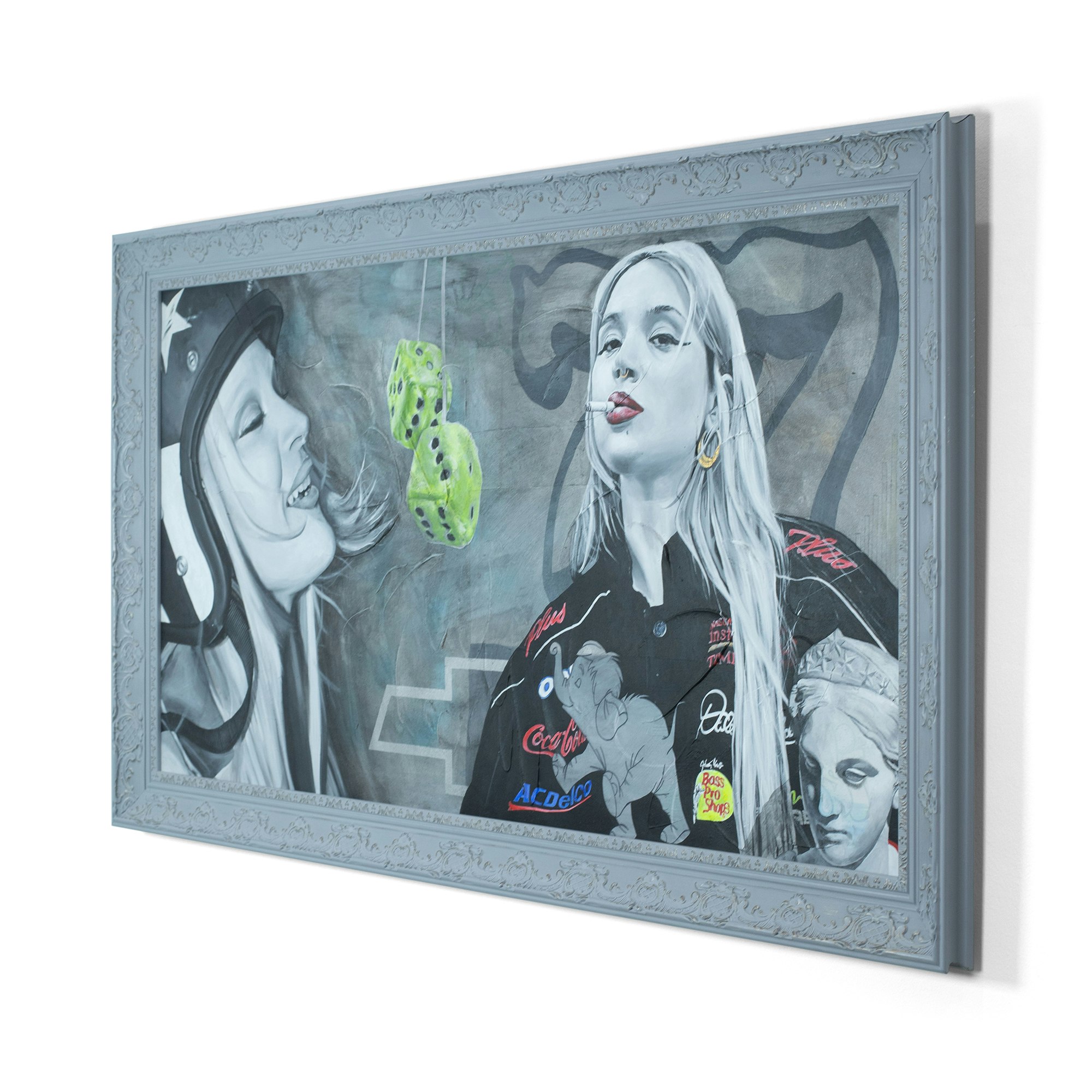 "L'amour Brûle" painting