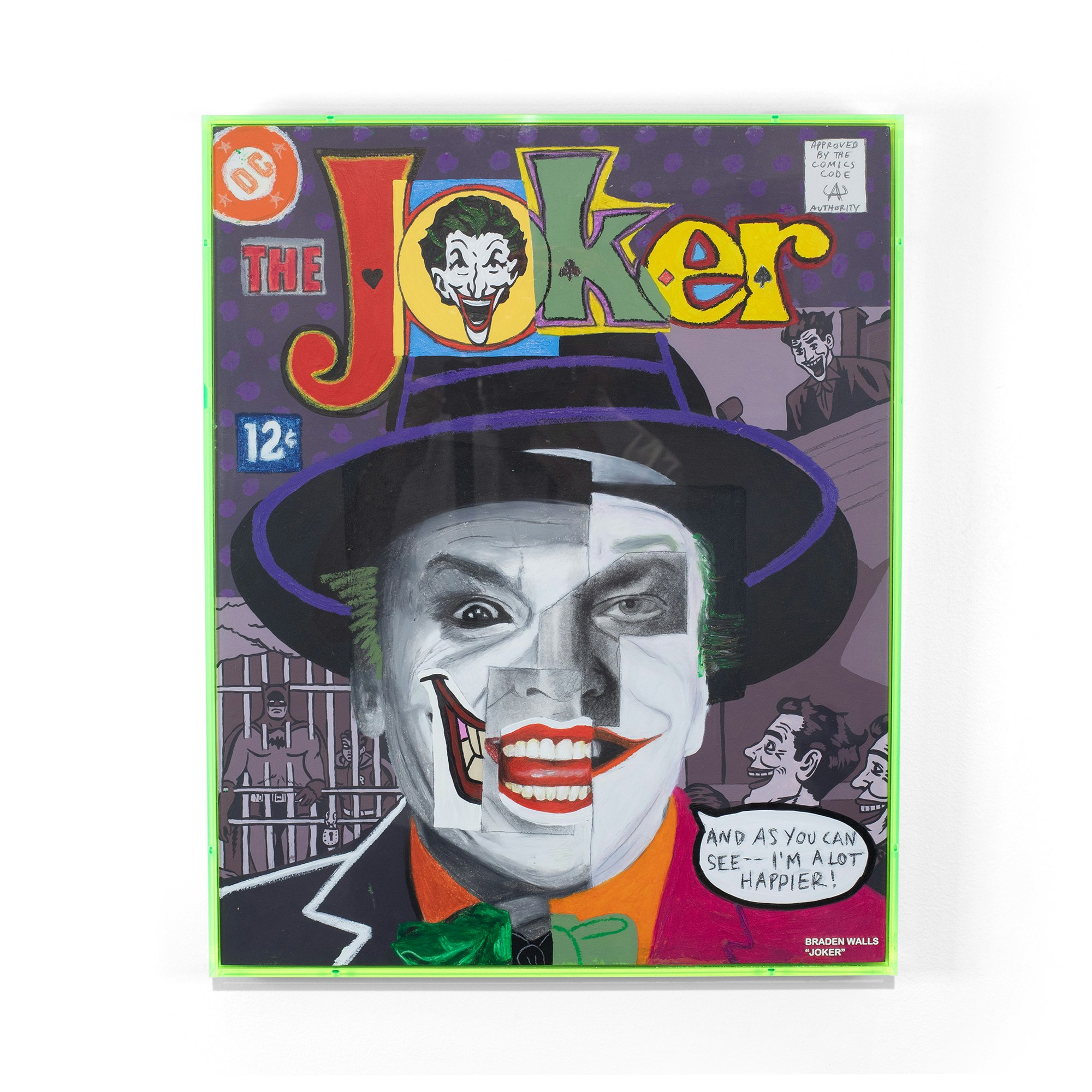 joker collage painting