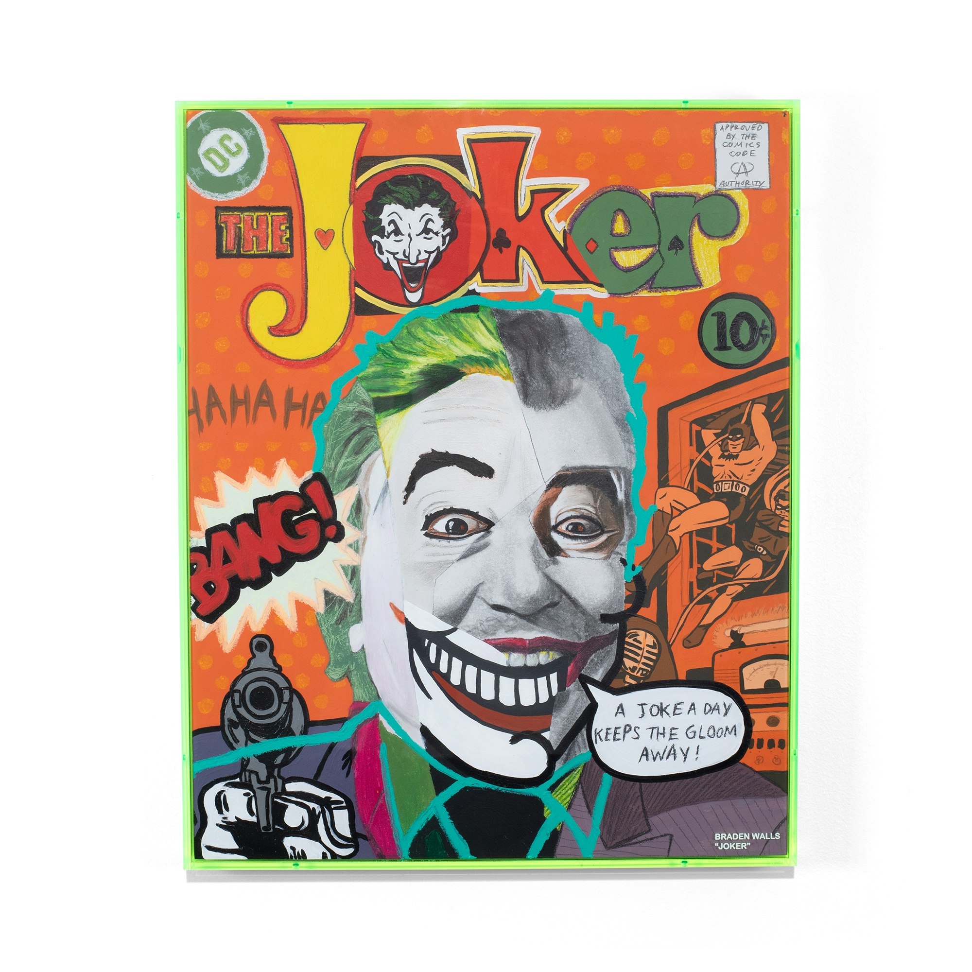 joker collage painting