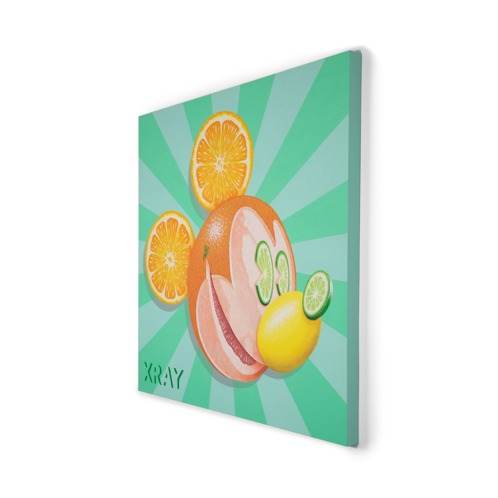 Mickey mouse out of oranges