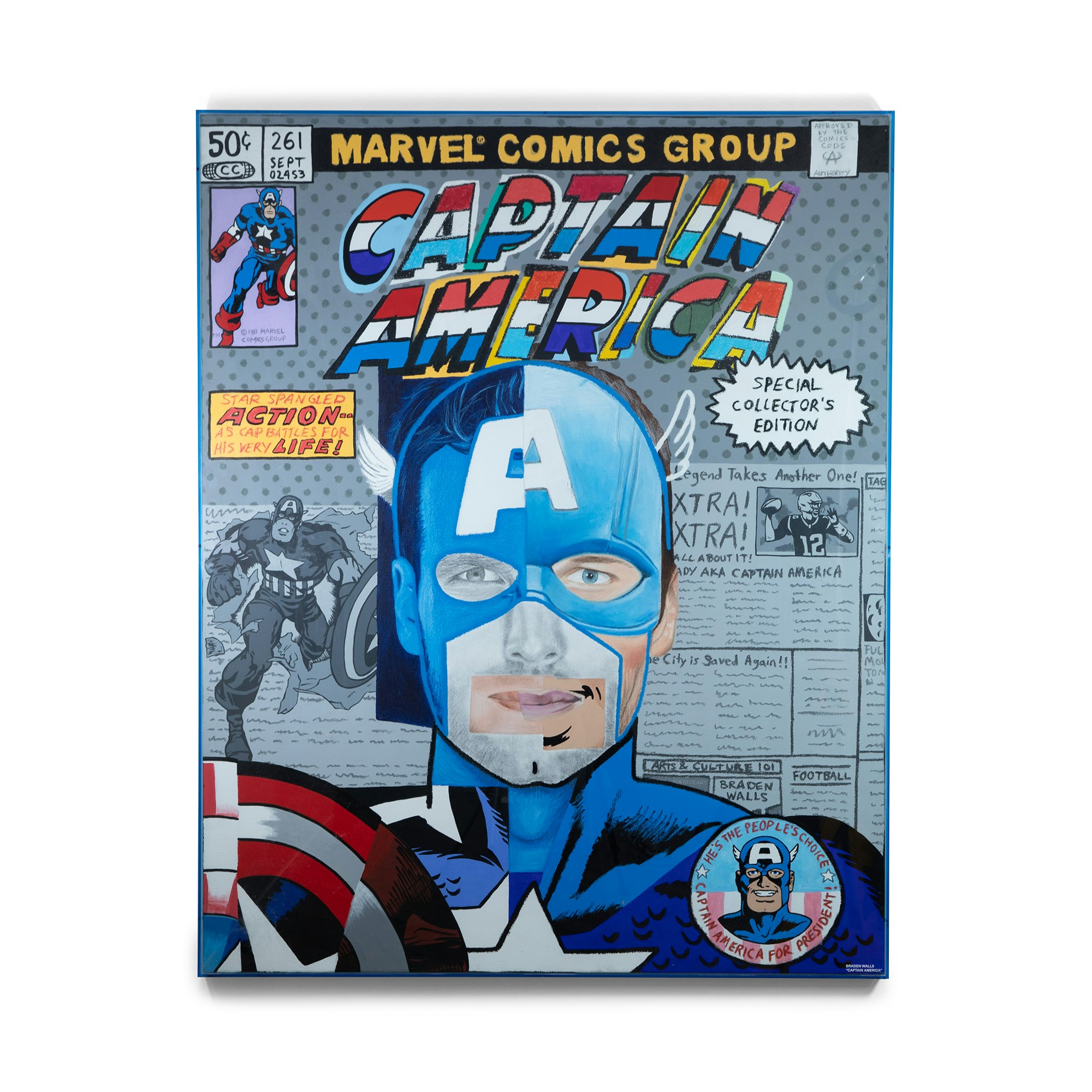 Tom Brady as Captian America