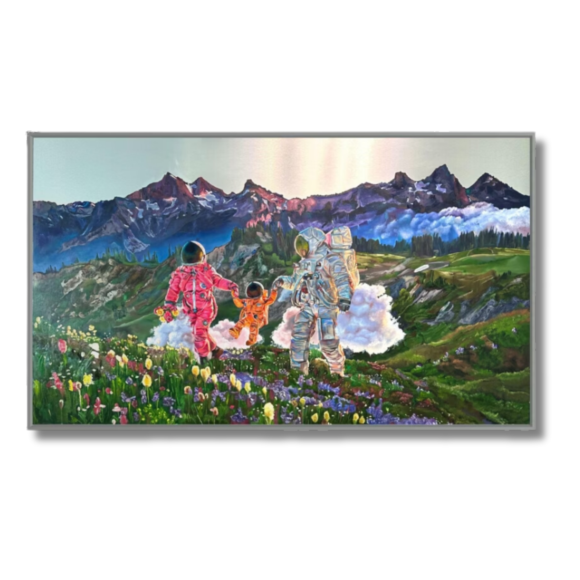 Castles in the Sky Painting