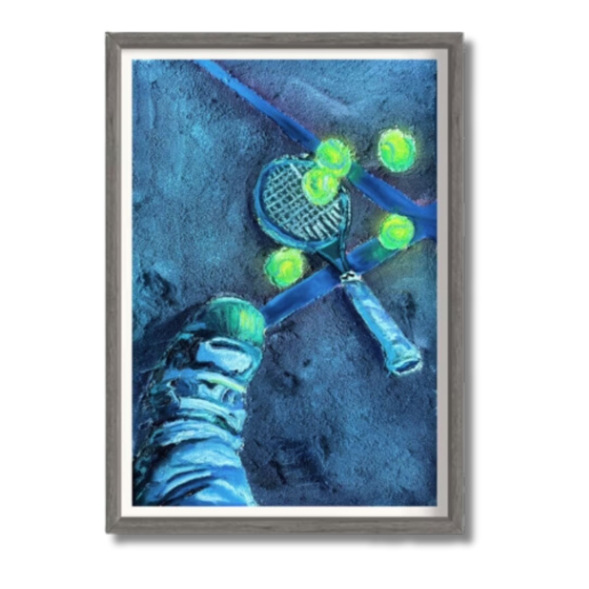 Tenis Racket and Balls