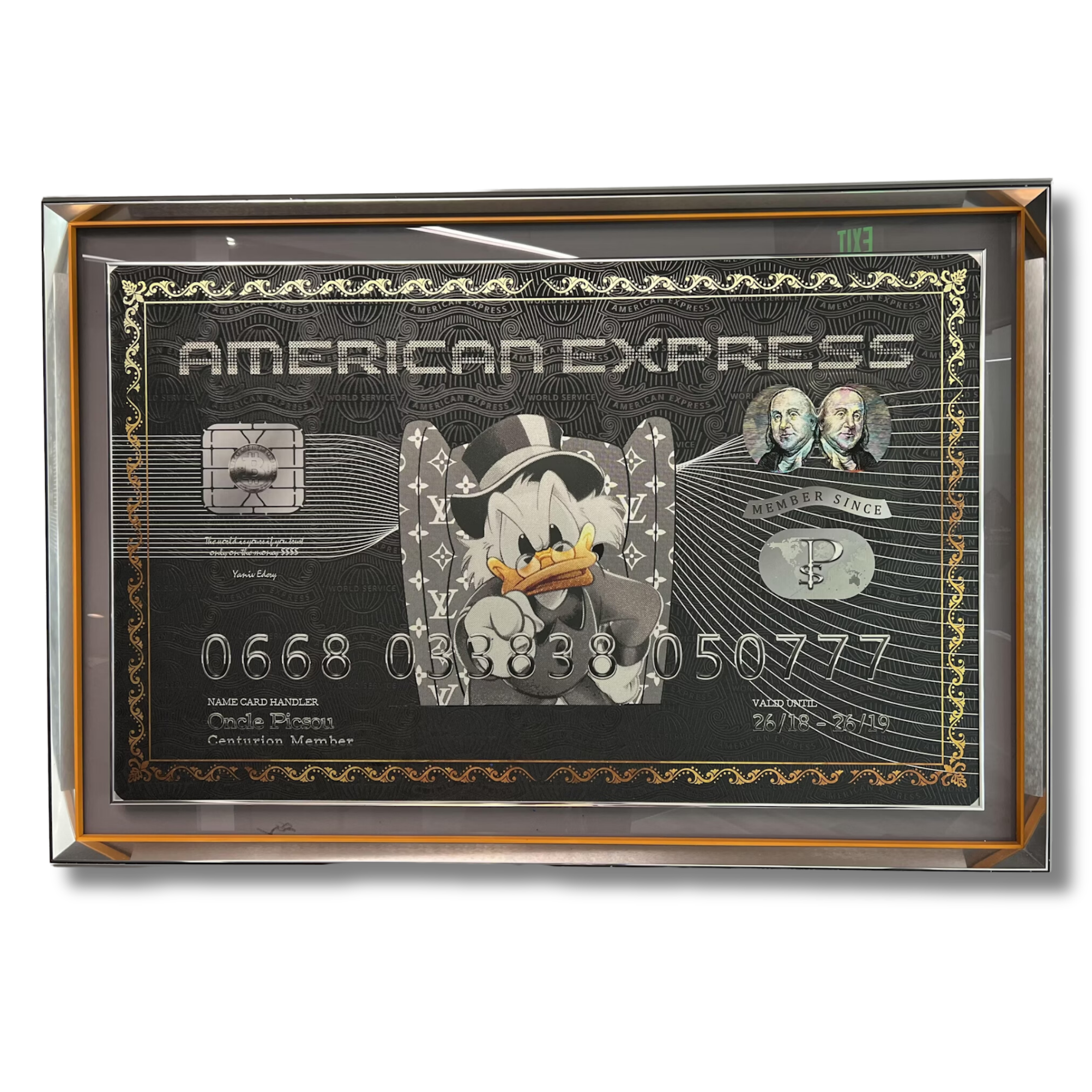 "AMEX BLACK - SCROOGE"  Yaniv Edery