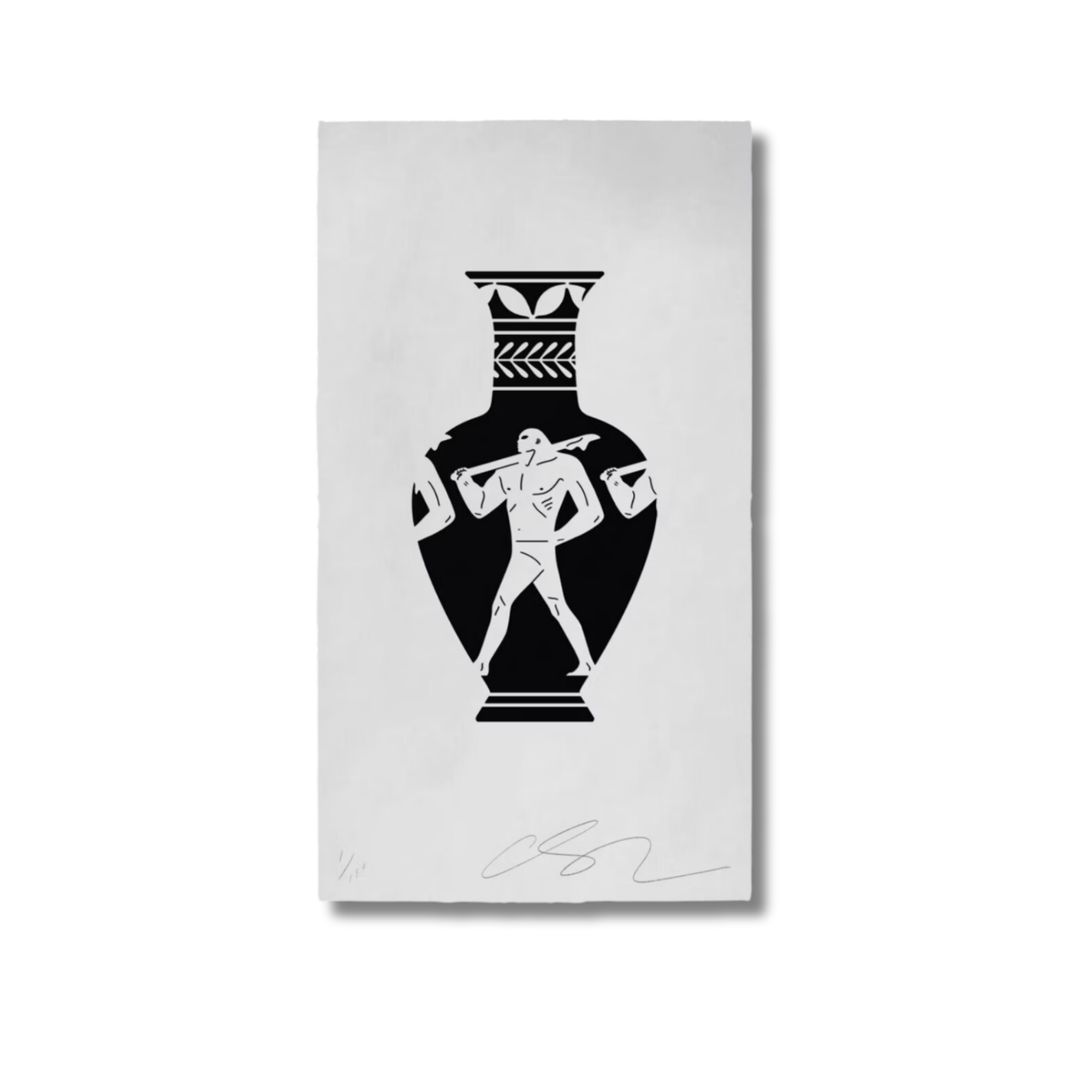 Hand-Pulled Screen Print on 290 gsm Coventry Rag Paper with Deckled Edges