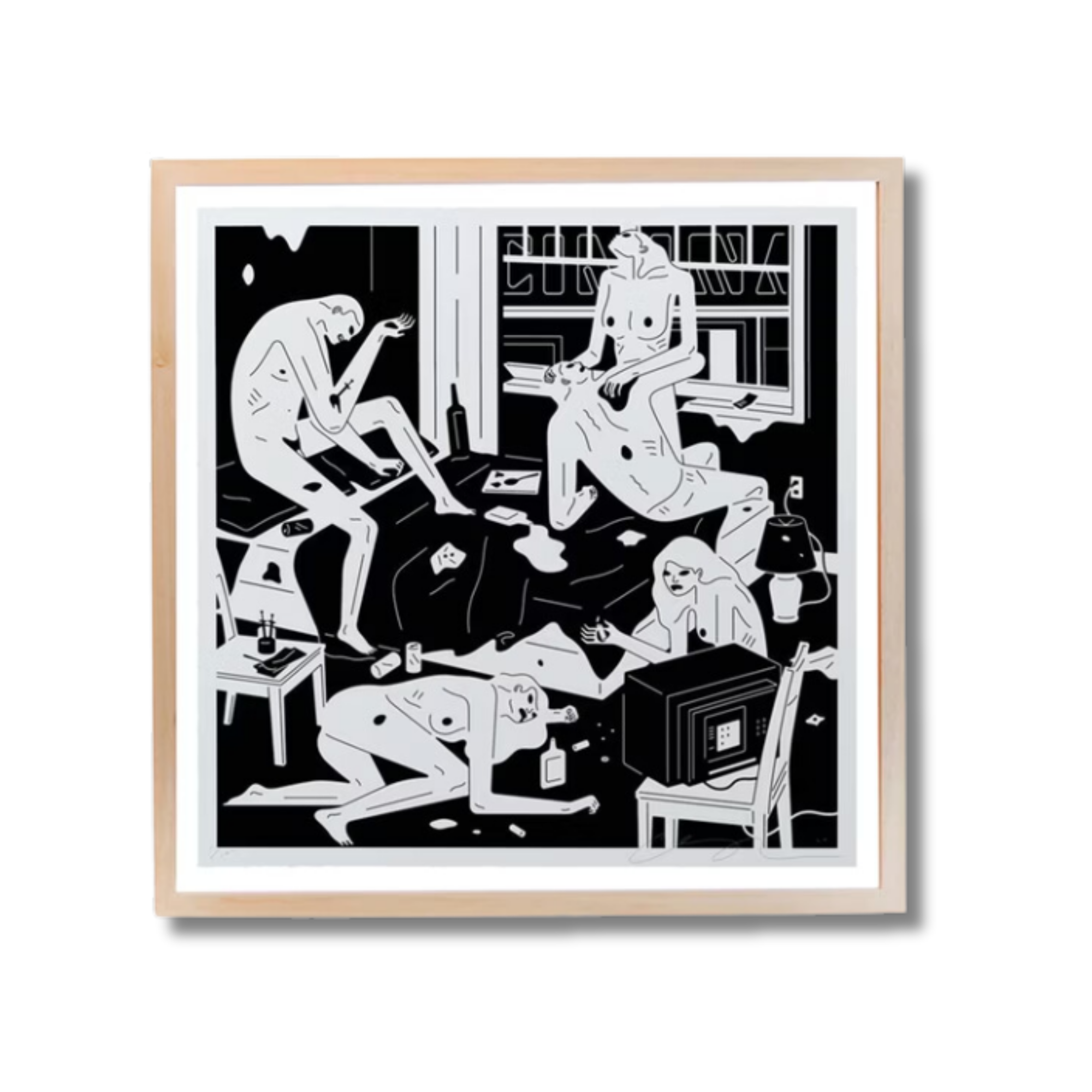 Park Ave  Cleon Peterson  26" x 26" inches  Hand Signed and Numbered Print on 290gsm Coventry Rag Paper  Edition of 100  2020
