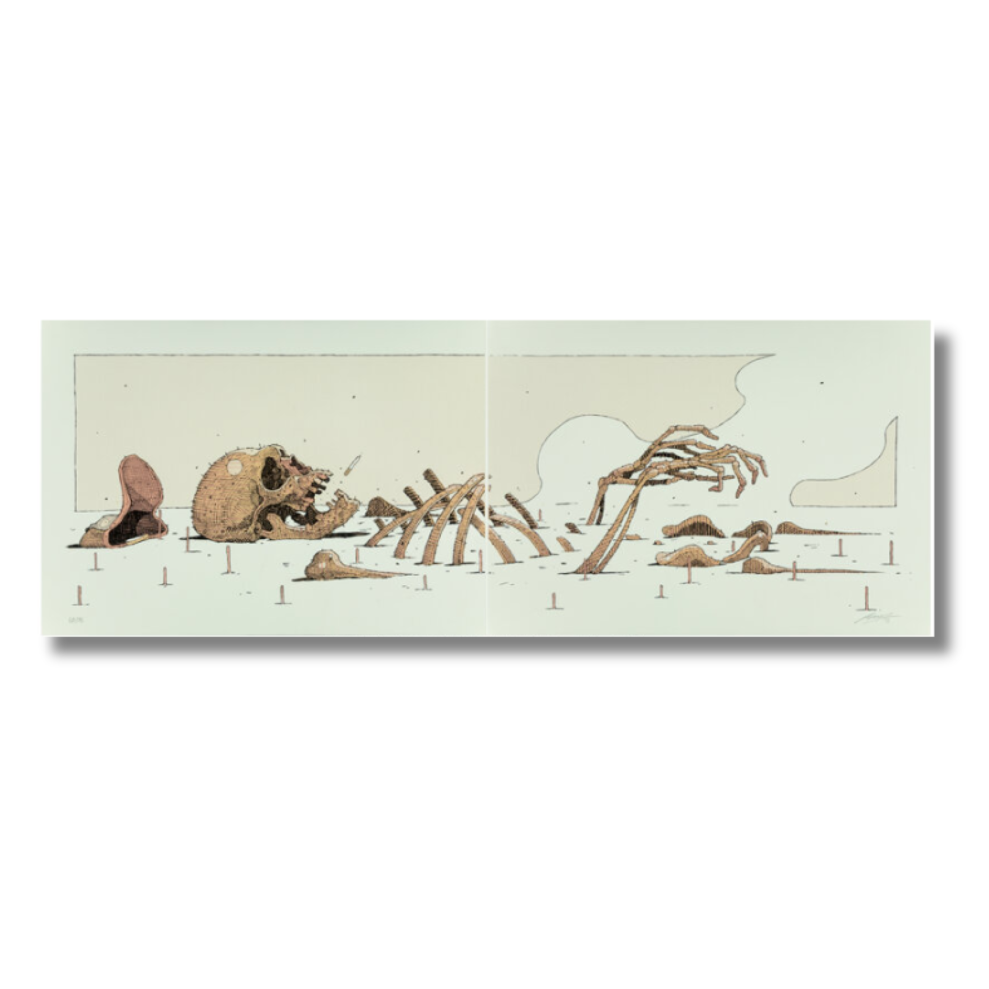 Horizontal Decomposition (diptych)
