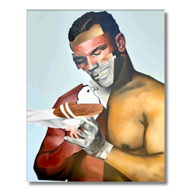 Mike Tyson with Pigeon  BRADEN WALLS