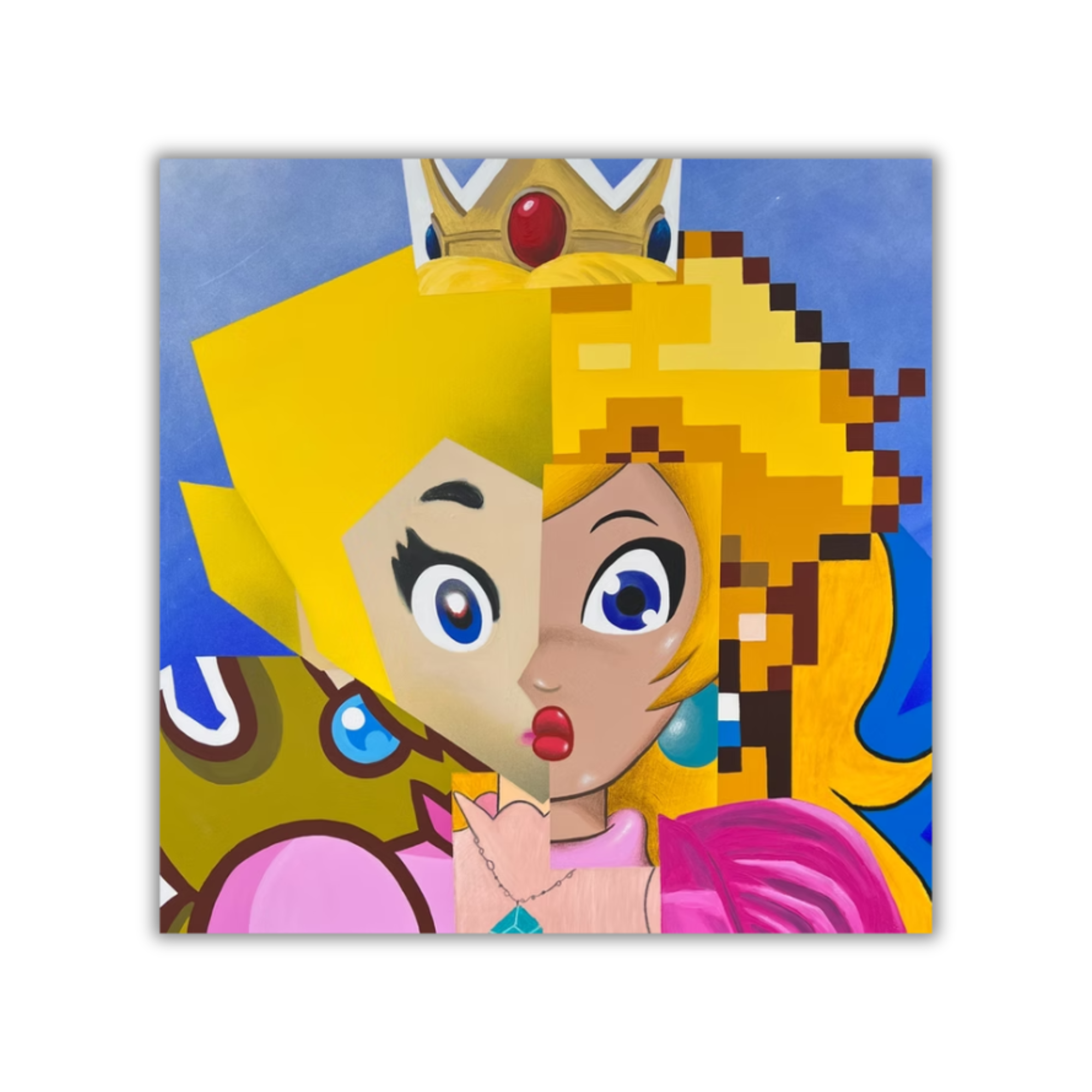 Princess Peach painting