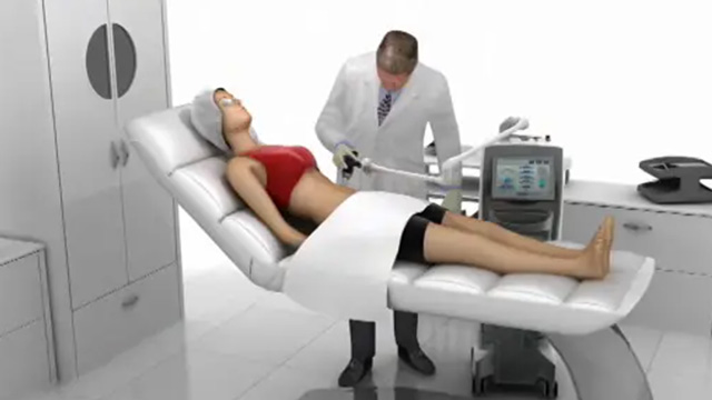 Woman Receiving a Procedure