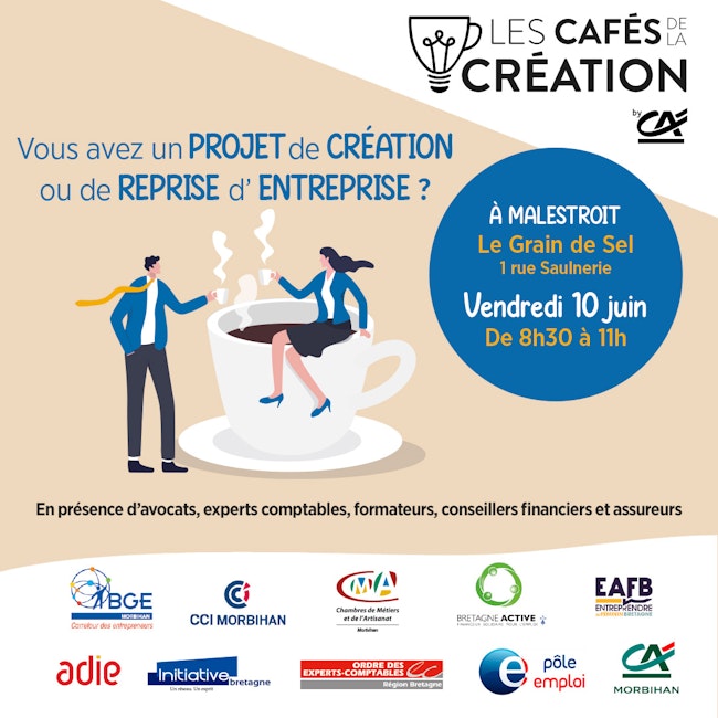 Café de la création Malestroit