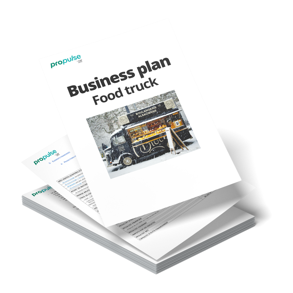 Business Plan Food Truck en ligne & gratuit Propulse by CA