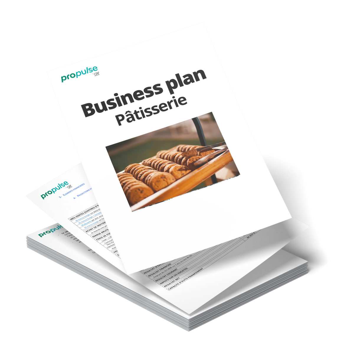 Business Plan Pâtisserie en ligne & gratuit Propulse by CA