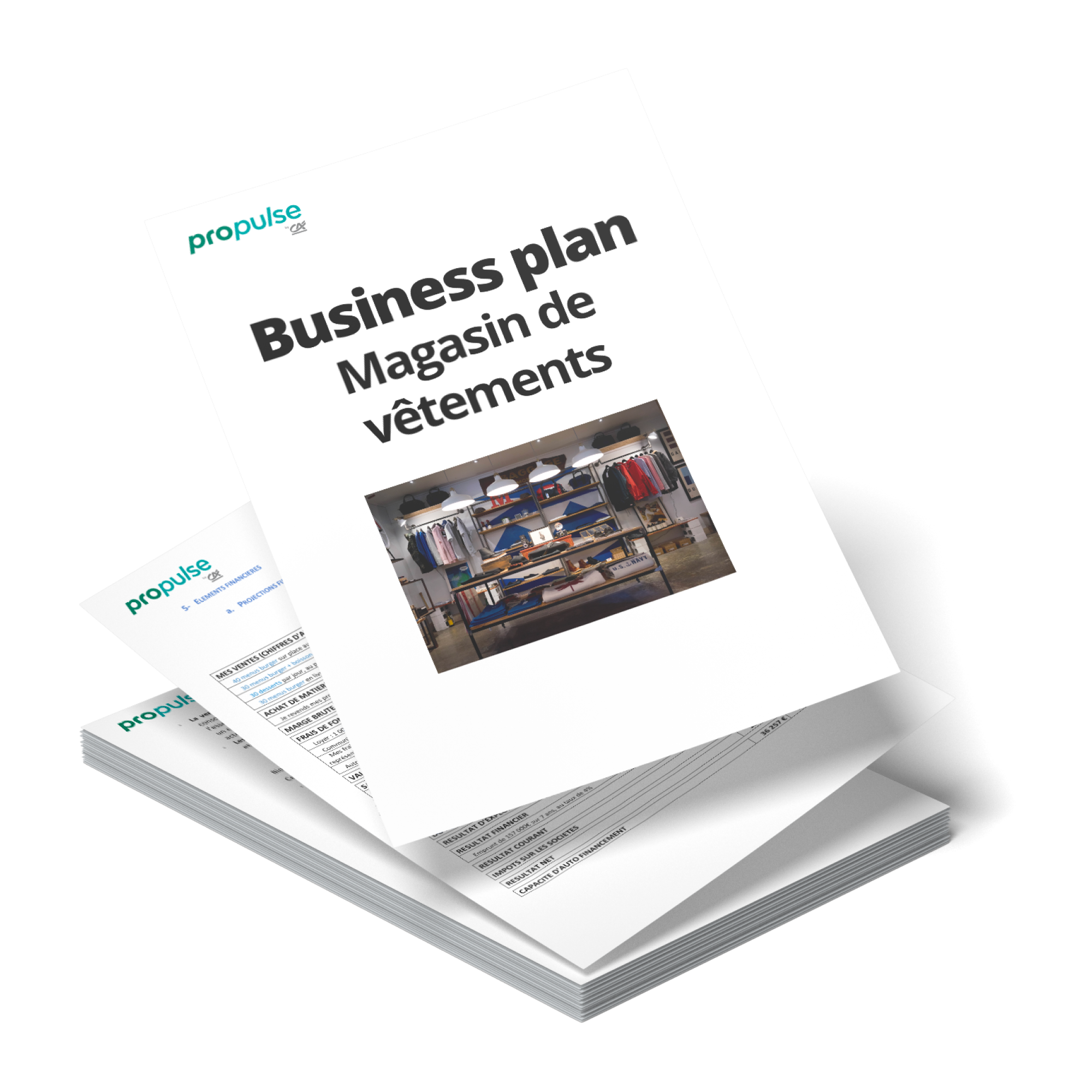 Business plan magasin de vêtements