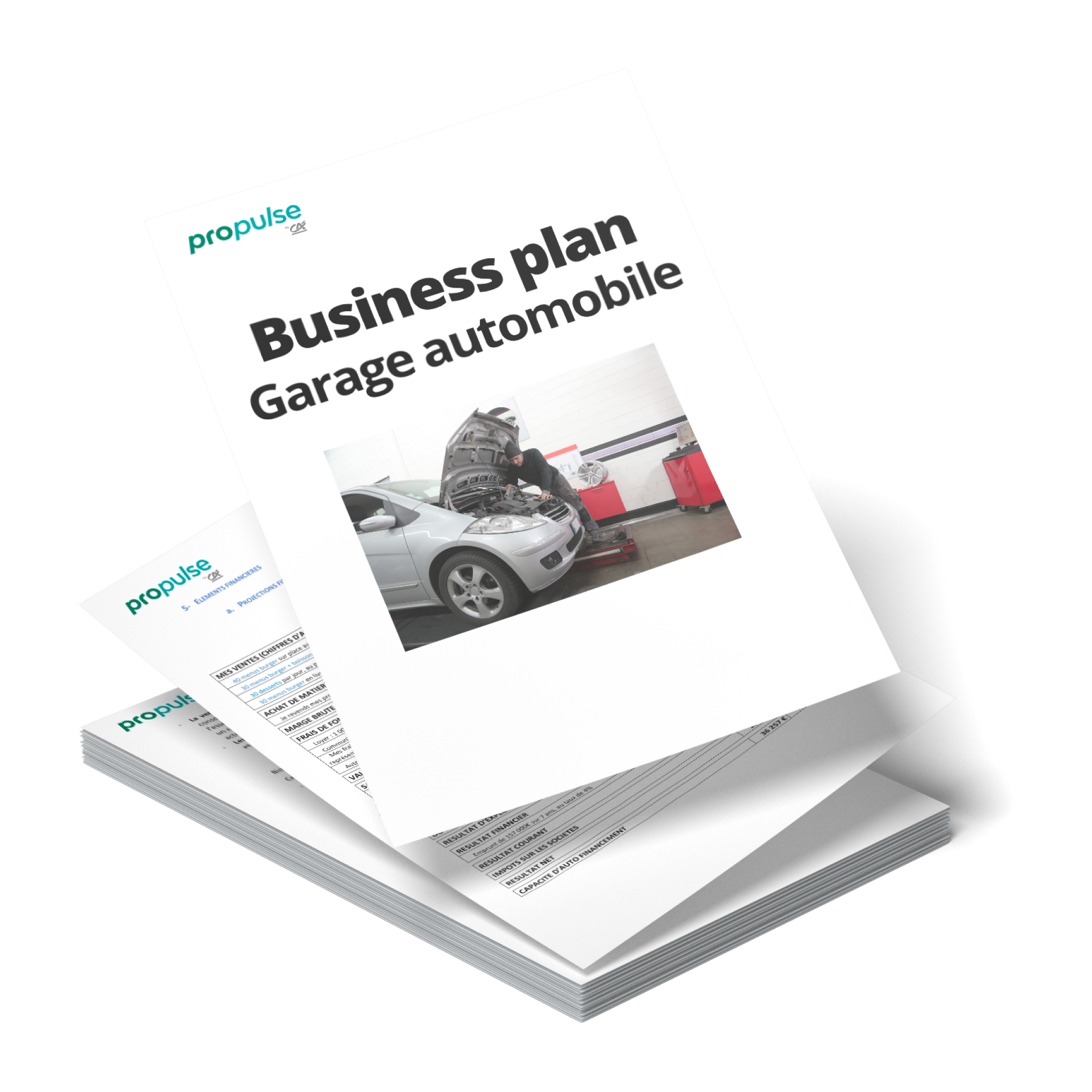 Business plan garage automobile
