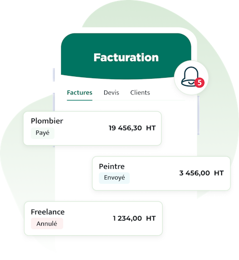 Compte pro devis facture compta Propulse