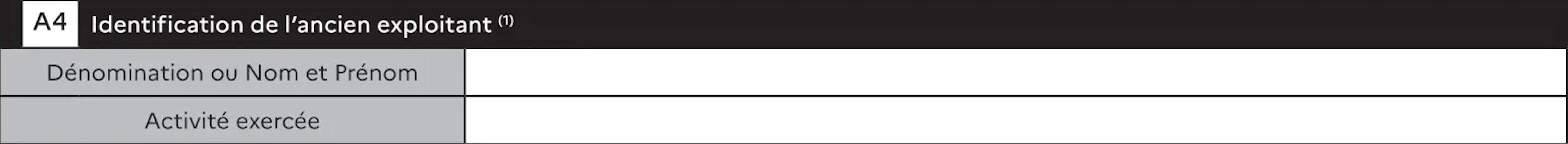 Formulaire CFE 1447-C-SD partie A4 Formulaire CFE 1447-C-SD partie A4