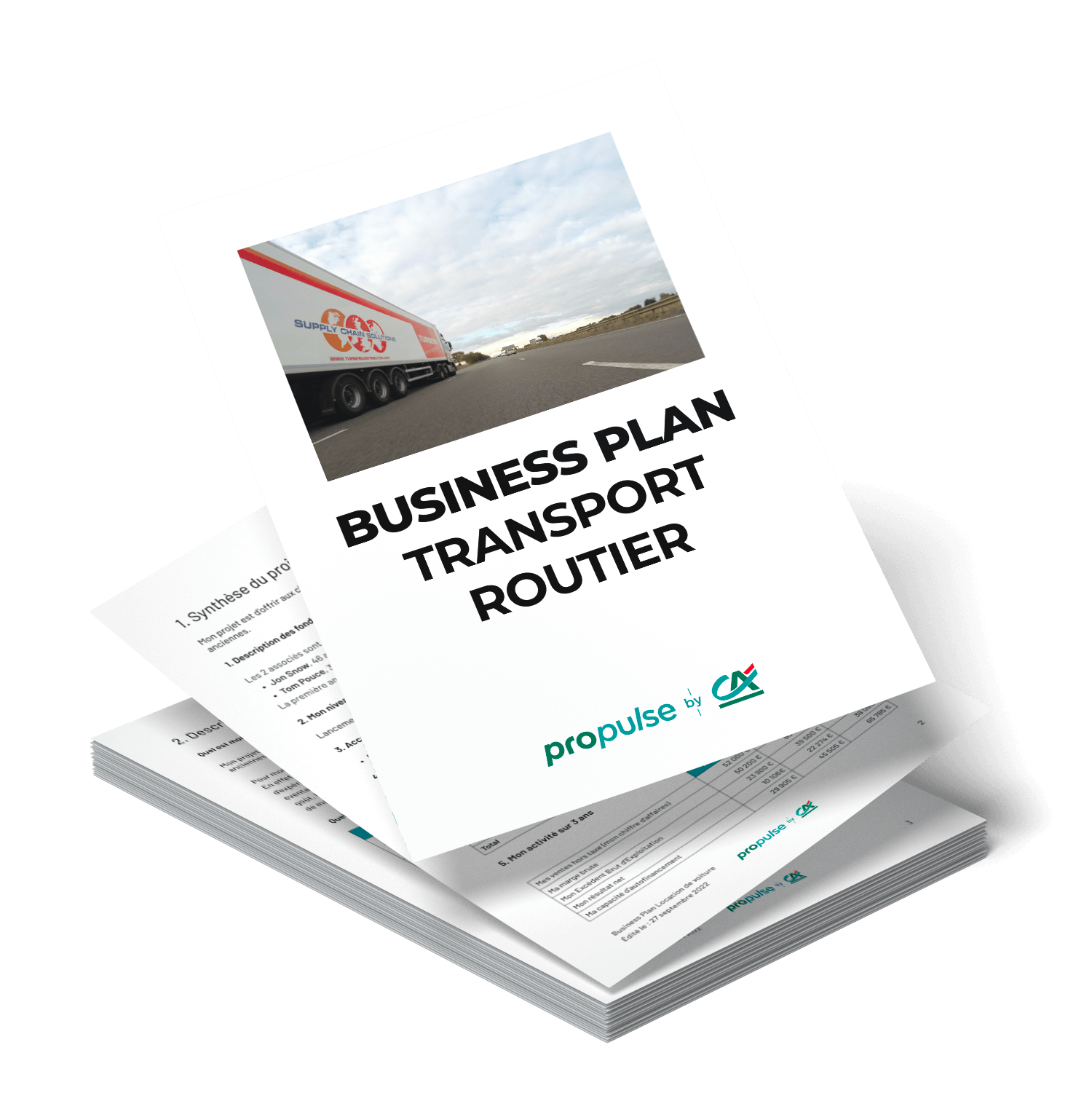 Business plan Transport de marchandises