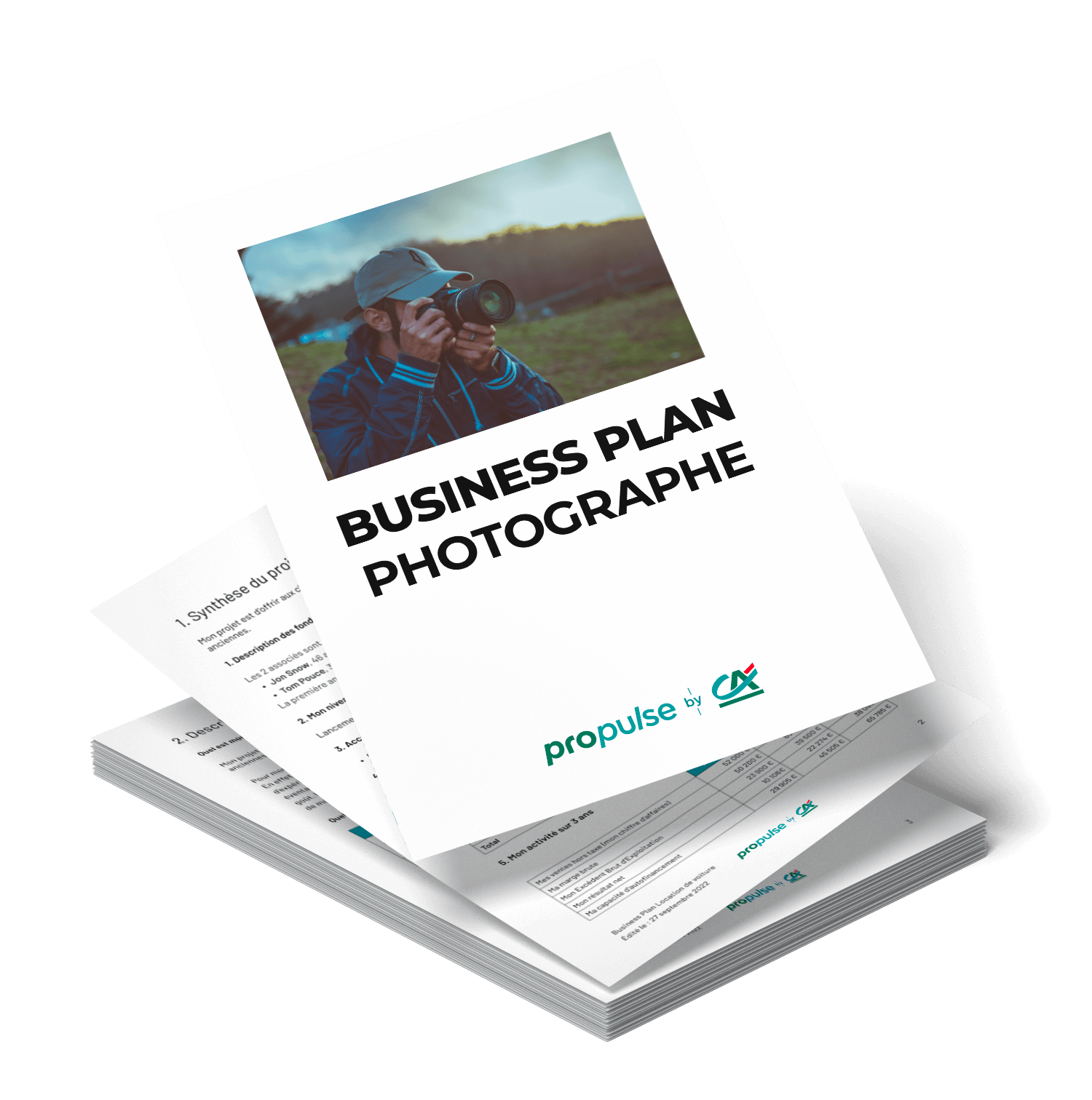 business plan photographe