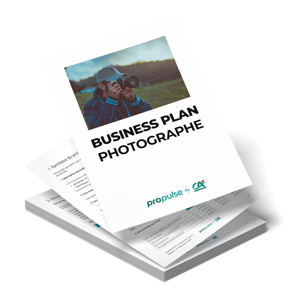 business plan photographe