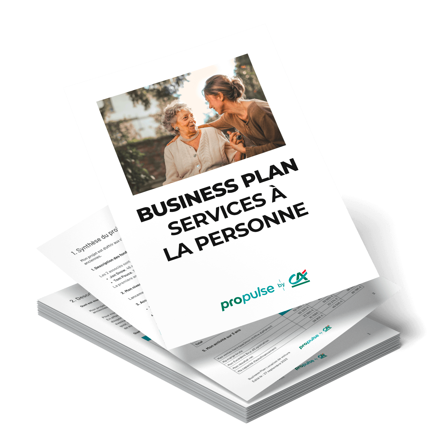 business plan service à la personne