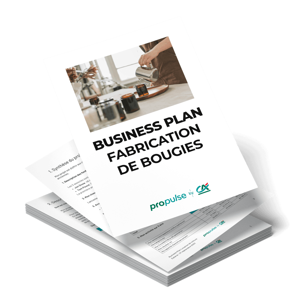 business plan fabrication bougies