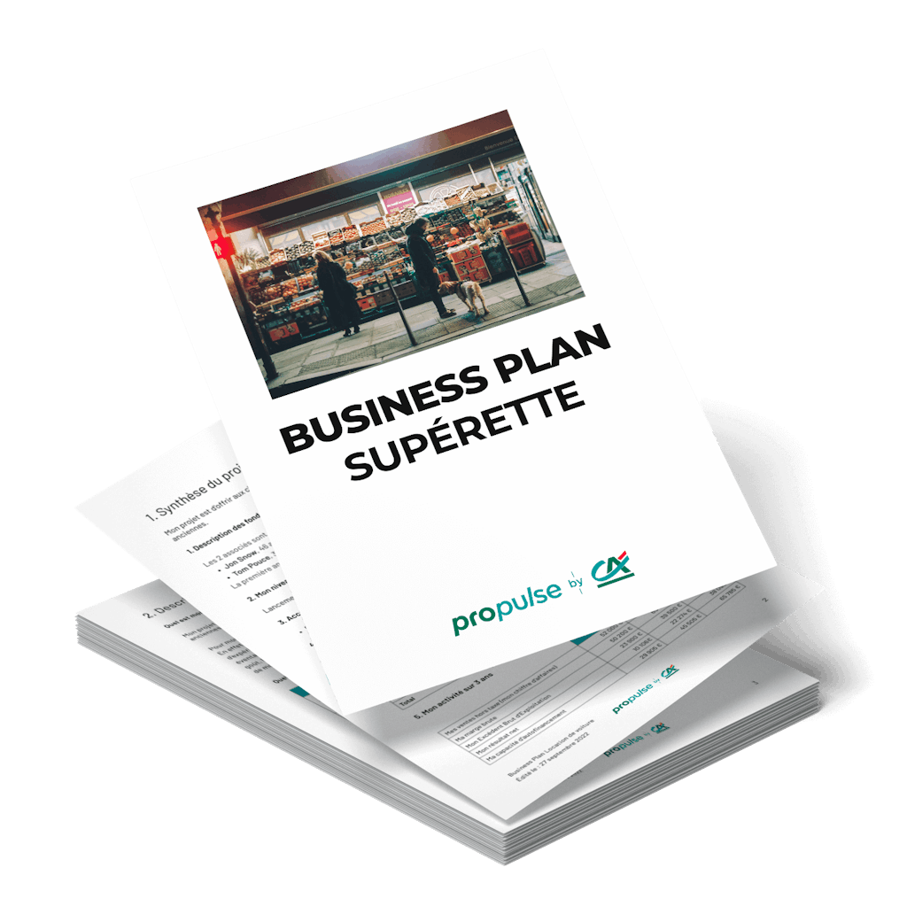 Business plan Supérette business plan supérette