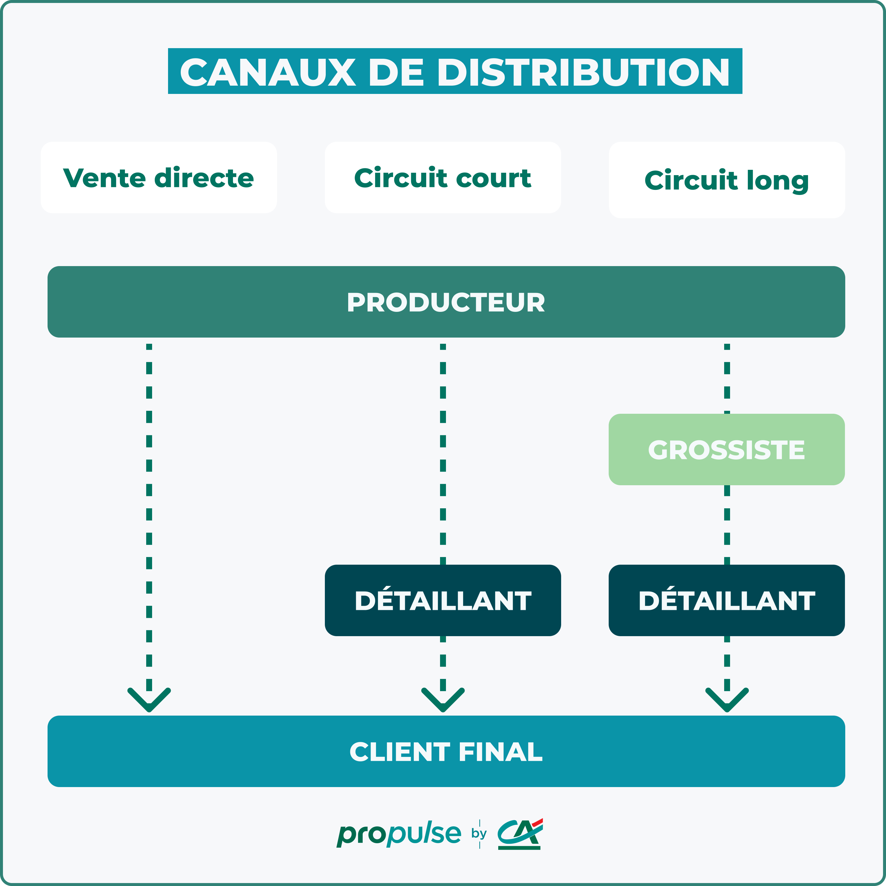Les canaux de distribution
