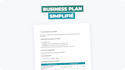 Business plan simplifié