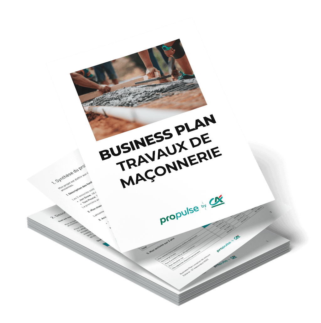 business plan maçonnerie