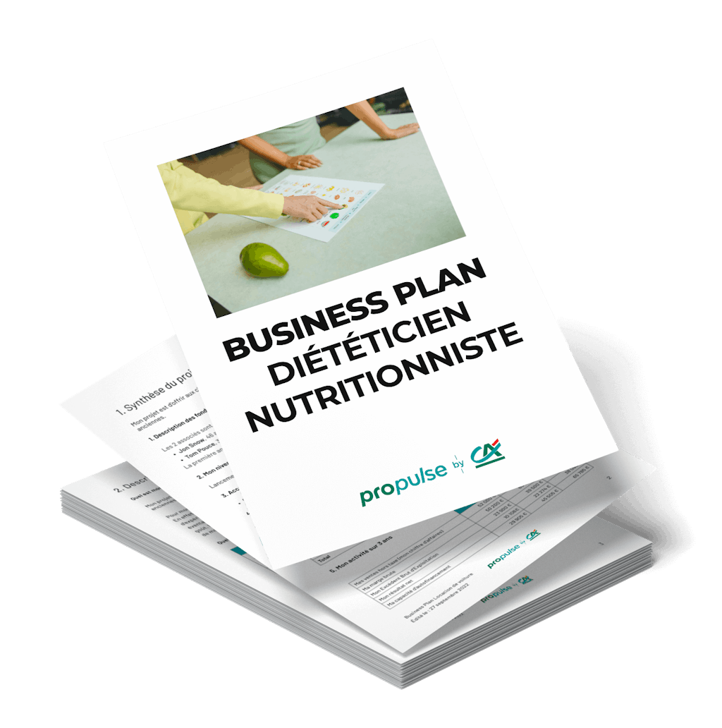 business plan diététicien / nutritionniste