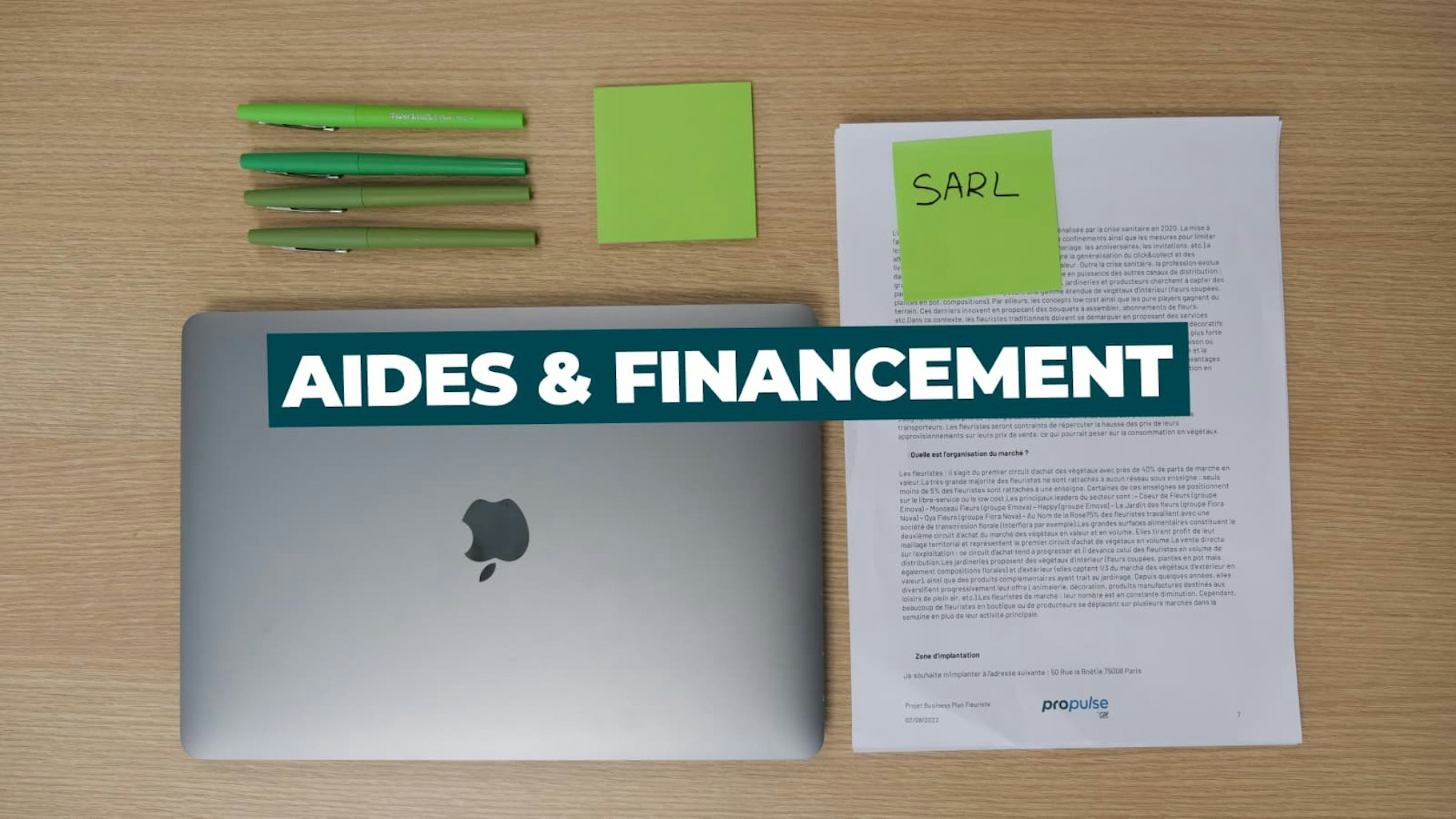 Aides et financement SARL