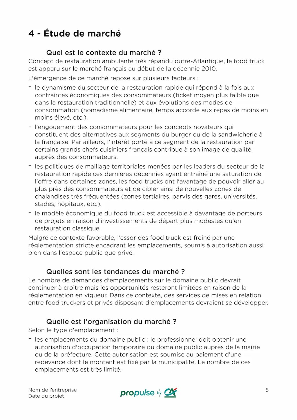 Business Plan page 8
