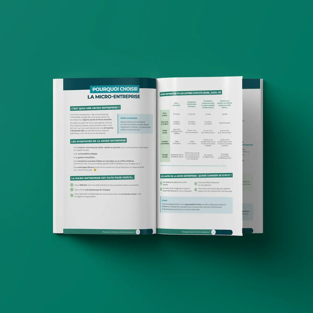 Guide de la micro-entreprise ouvert