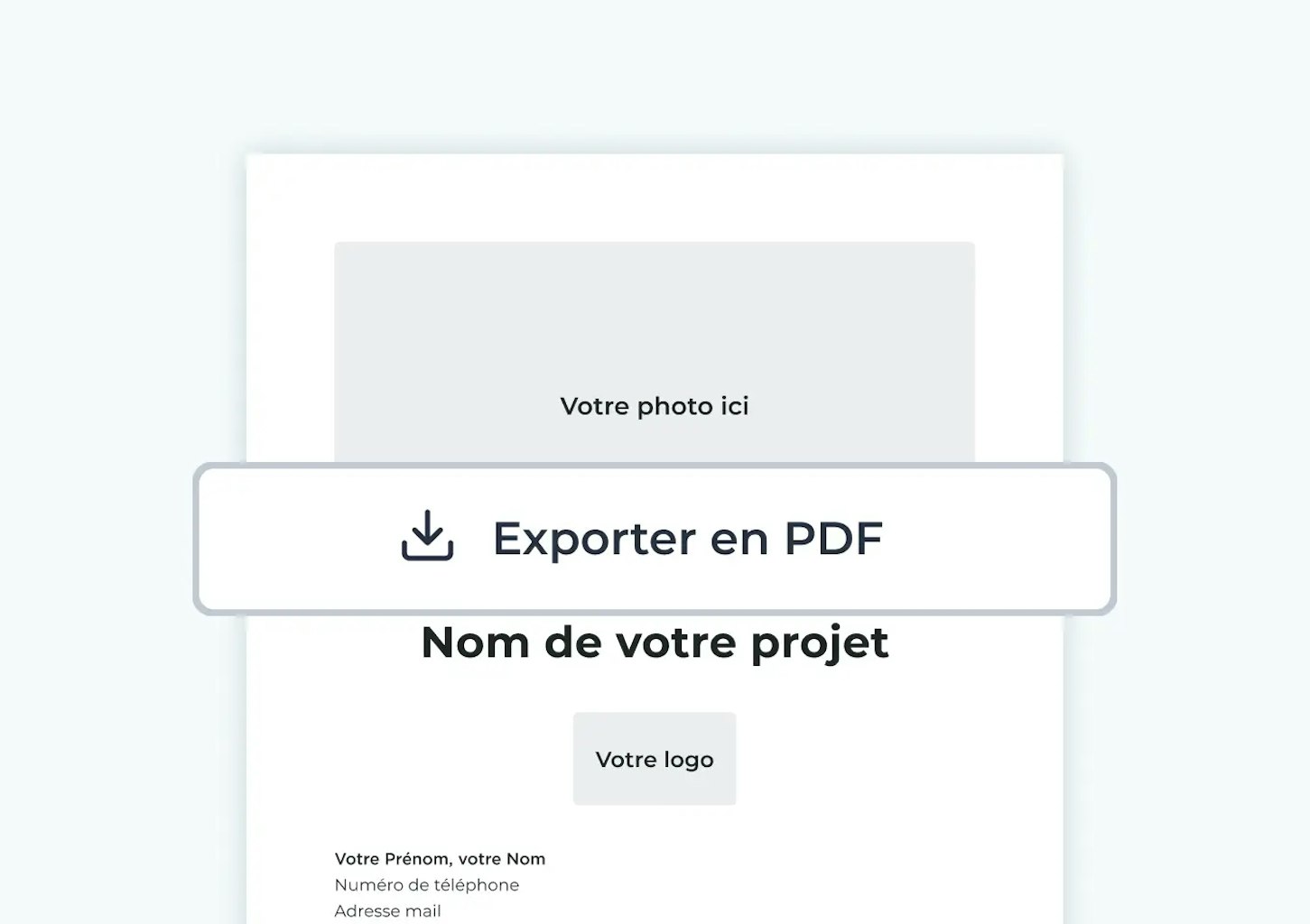 Exporter business plan en PDF