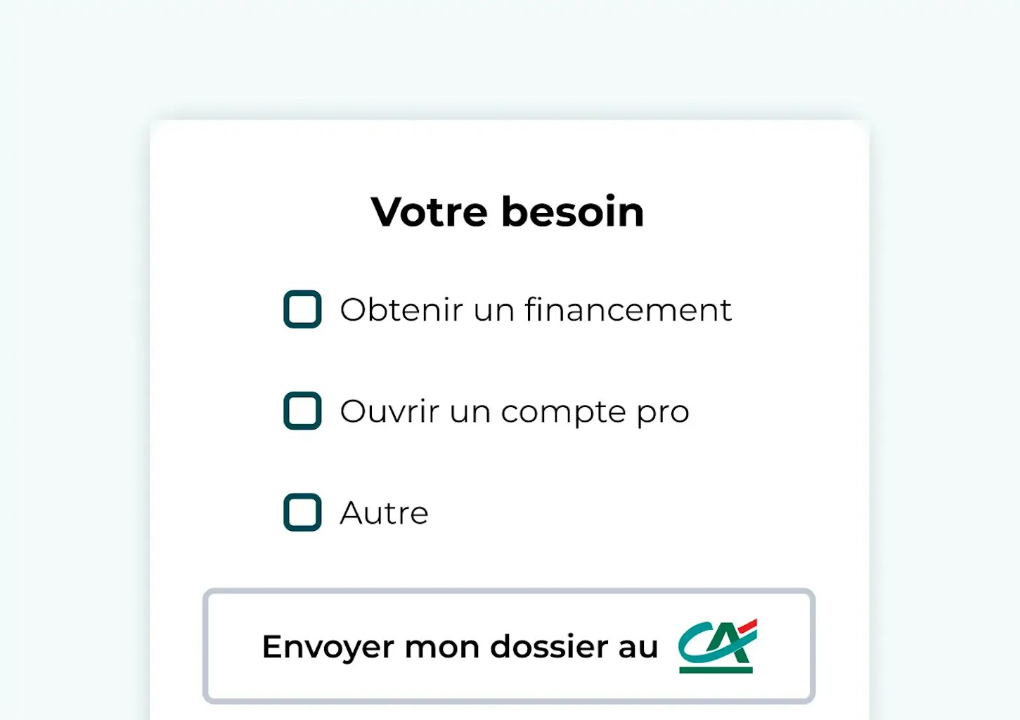 Financement Crédit Agricole