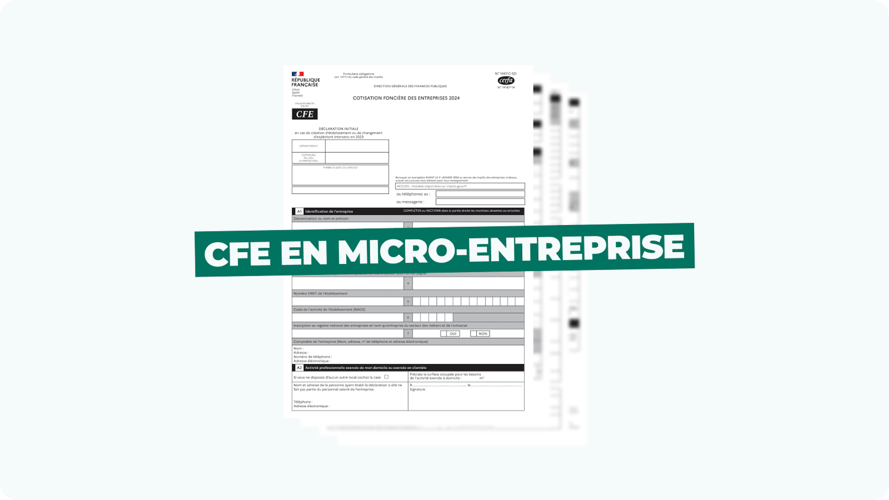 CFE en micro-entreprise