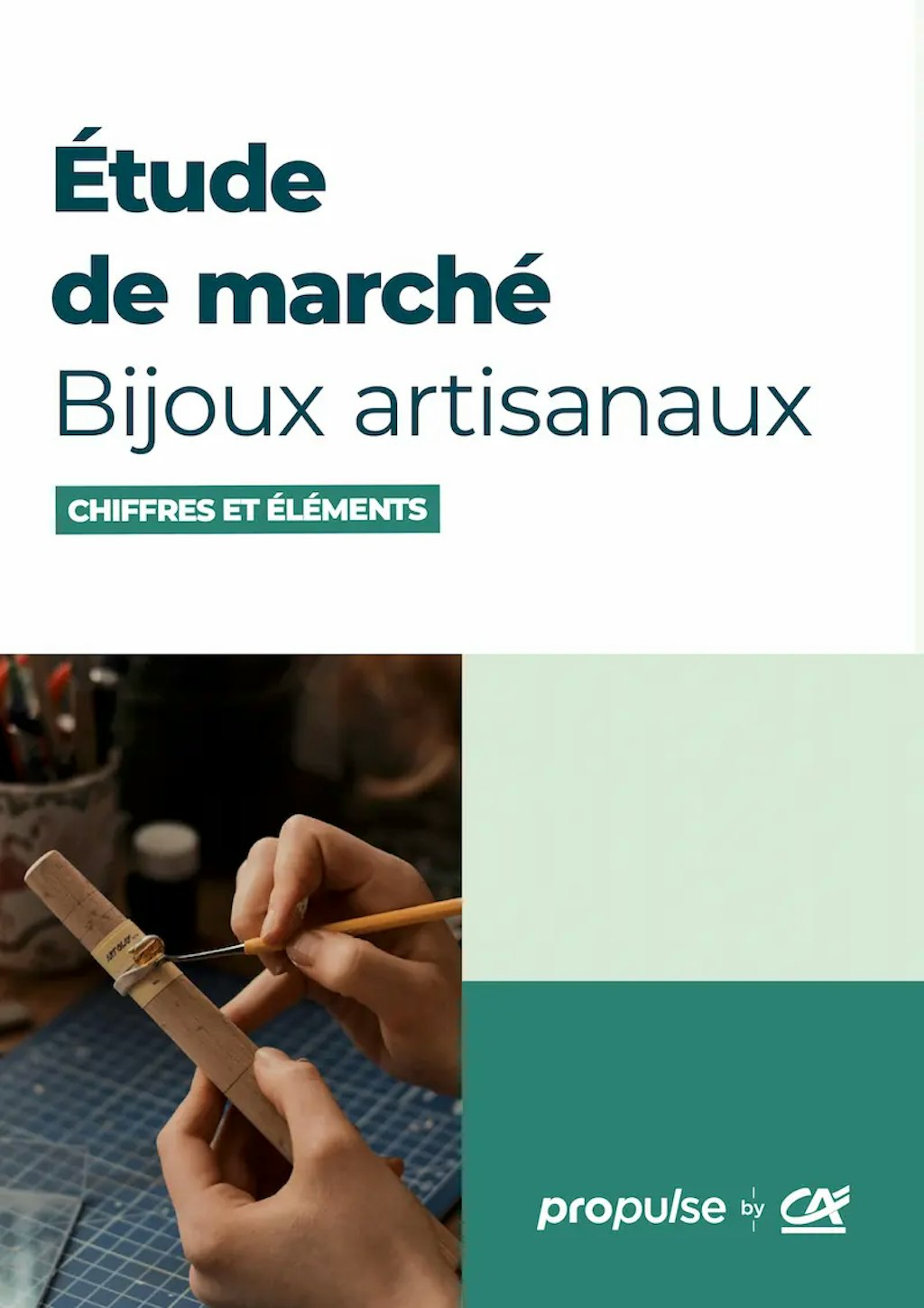 Étude de marché de la fabrication de bijoux Couverture étude de marché de la fabrication de bijoux