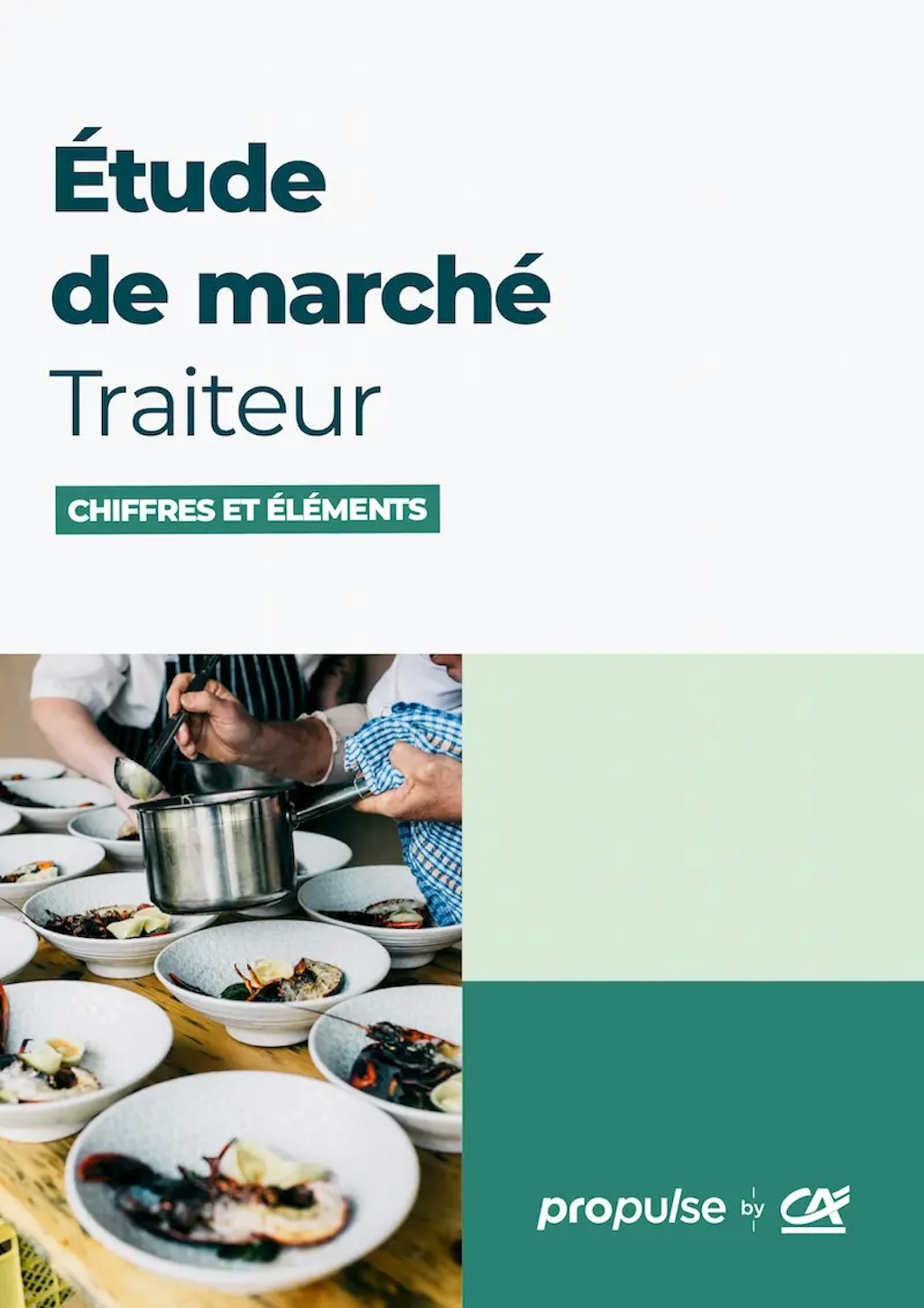 Couverture étude de marché du traiteur