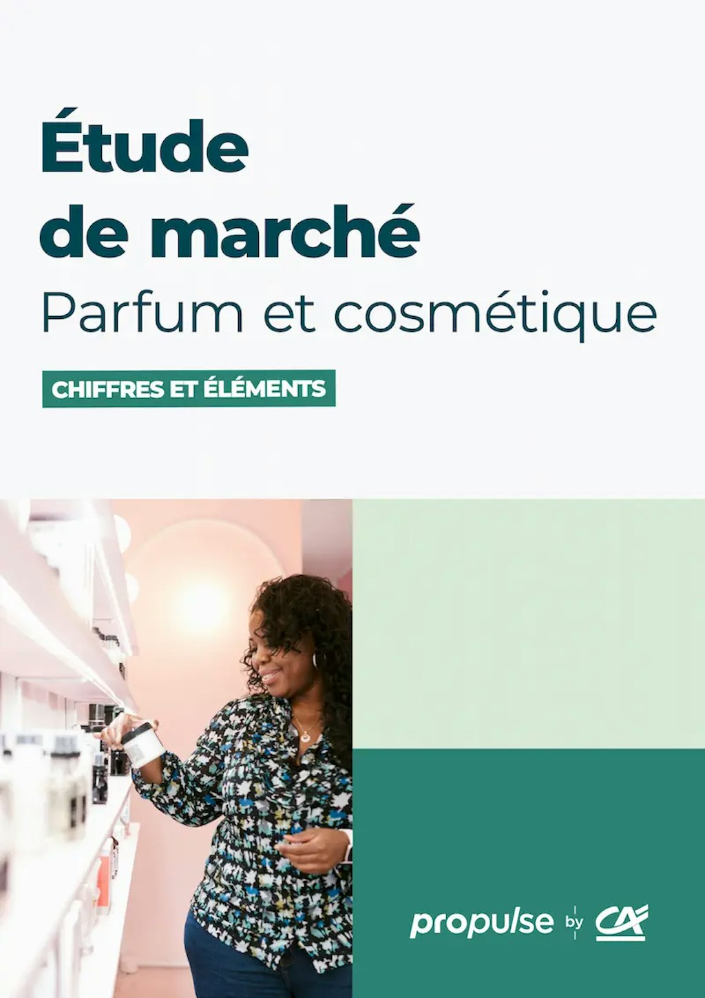 Couverture étude de marché de la parfumerie et des cosmétiques
