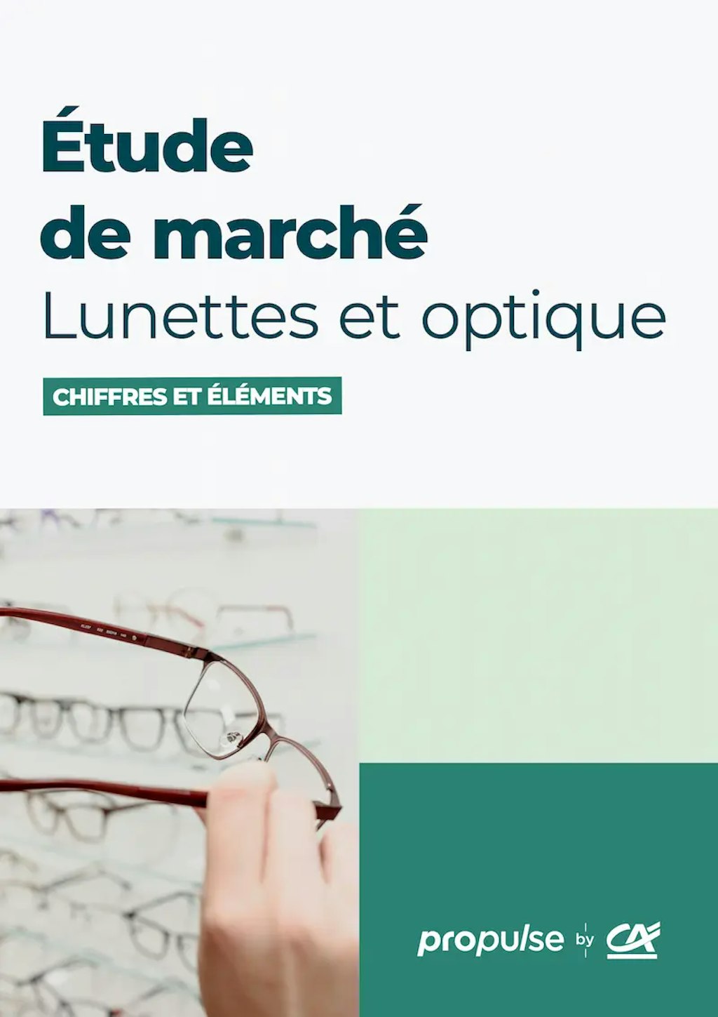 Étude de marché de l'opticien Couverture étude de marché de l'opticien