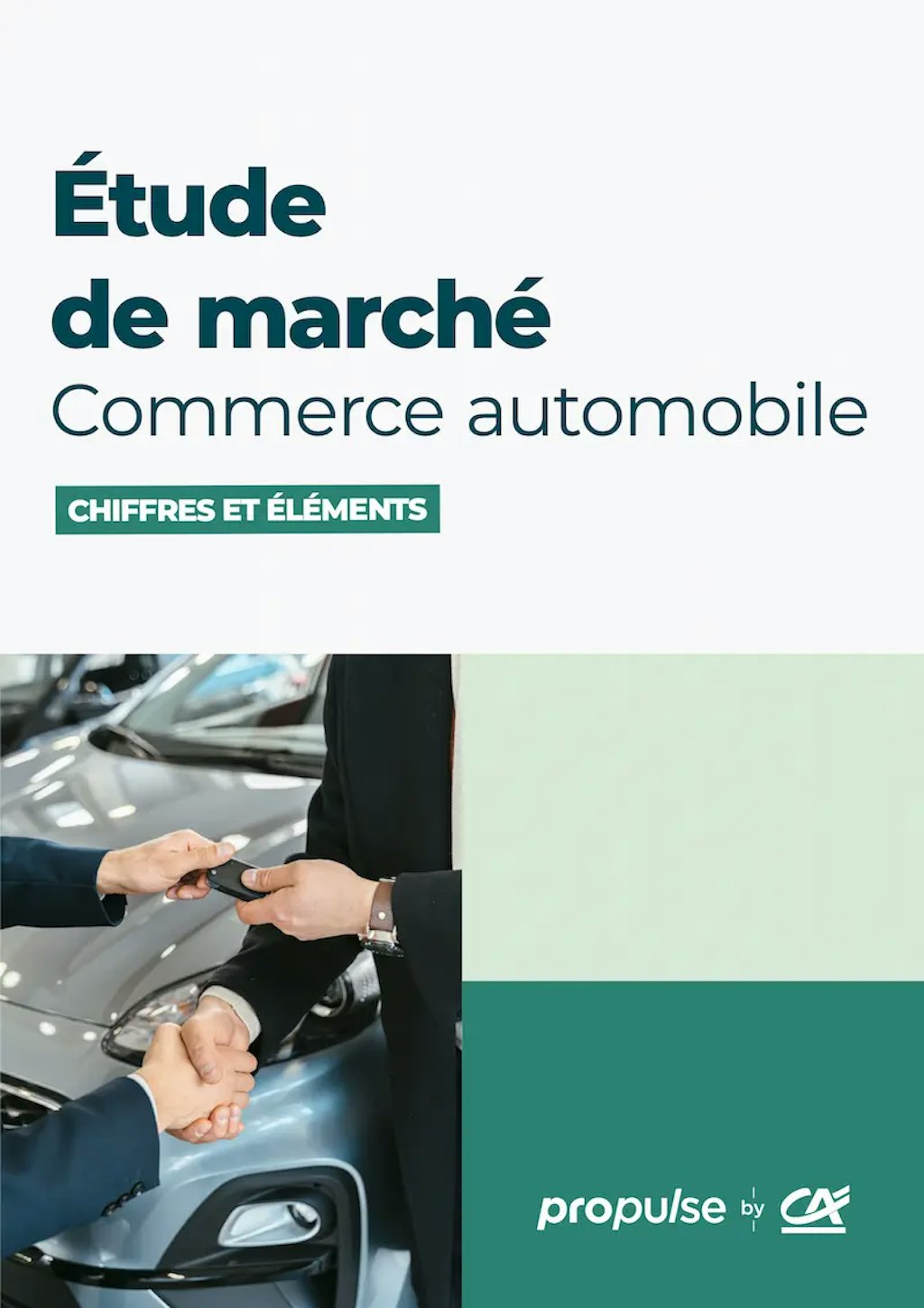 Couverture étude de marché du commerce automobile