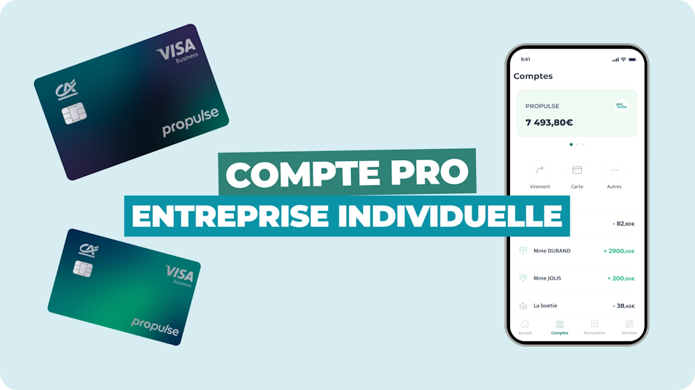 Compte pro entreprise individuelle