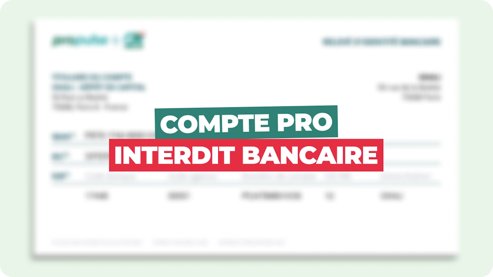 Compte pro interdit bancaire