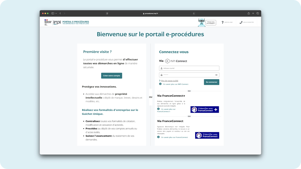 Guichet unique entreprise